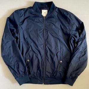 H&M Blue Bomber Jacket